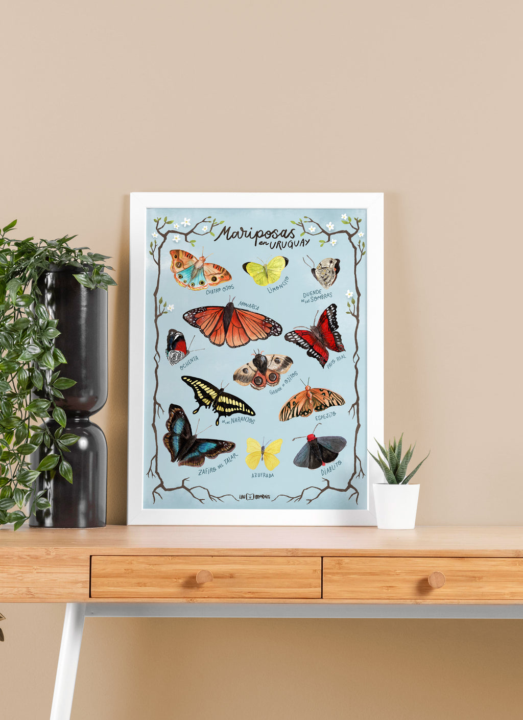 Mariposas en Uruguay (print A4)