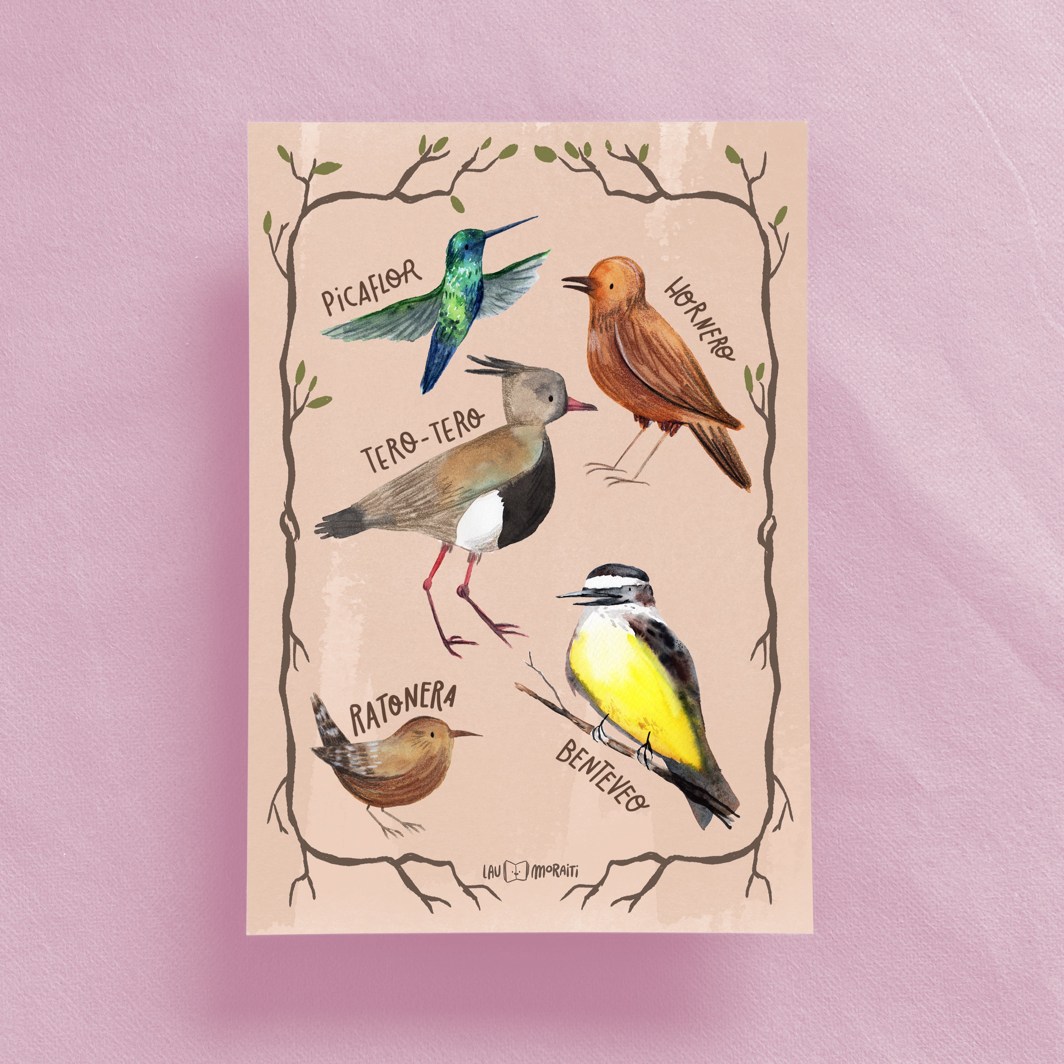 Pájaros B (print A5)