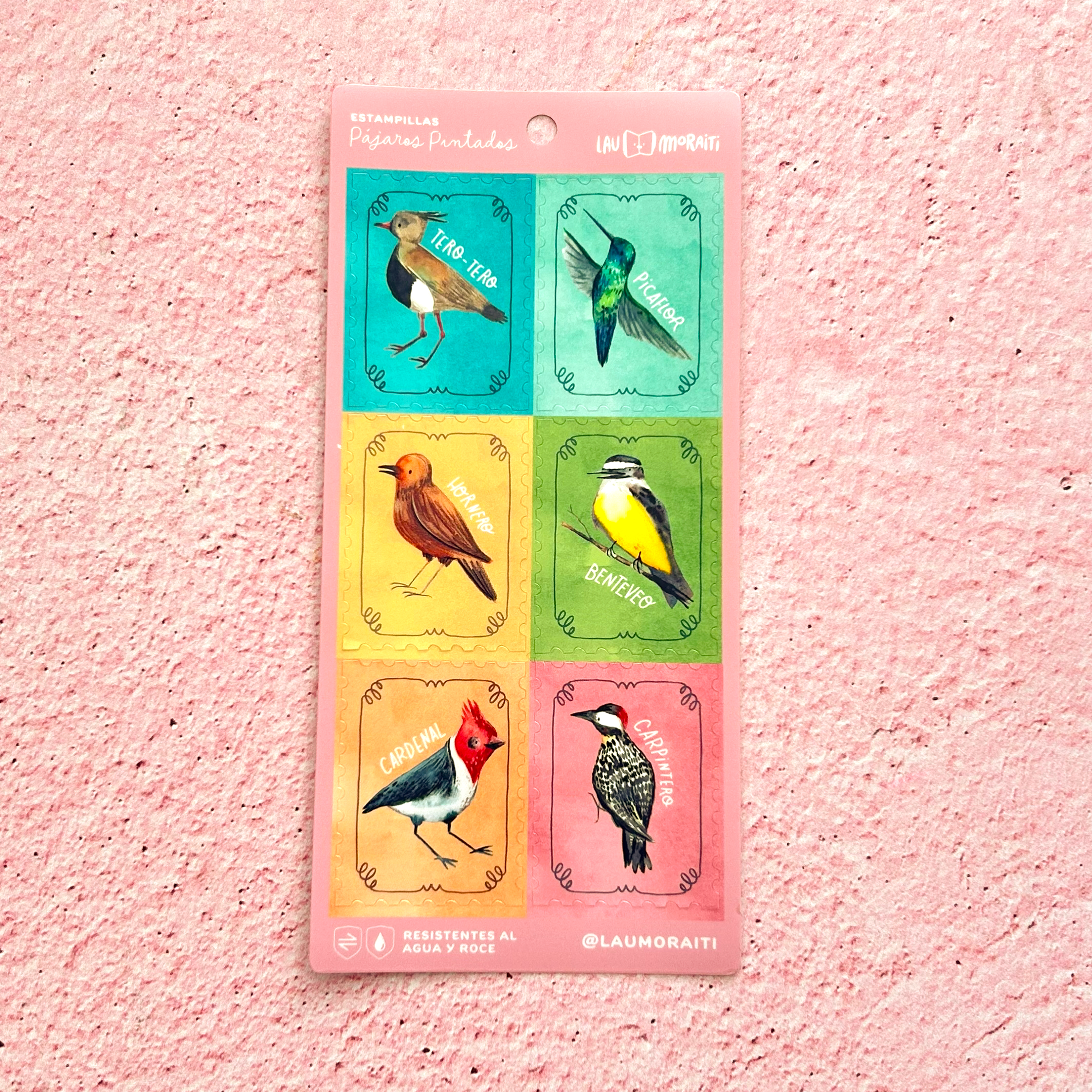 Estampillas de Pájaros Plancha de Stickers