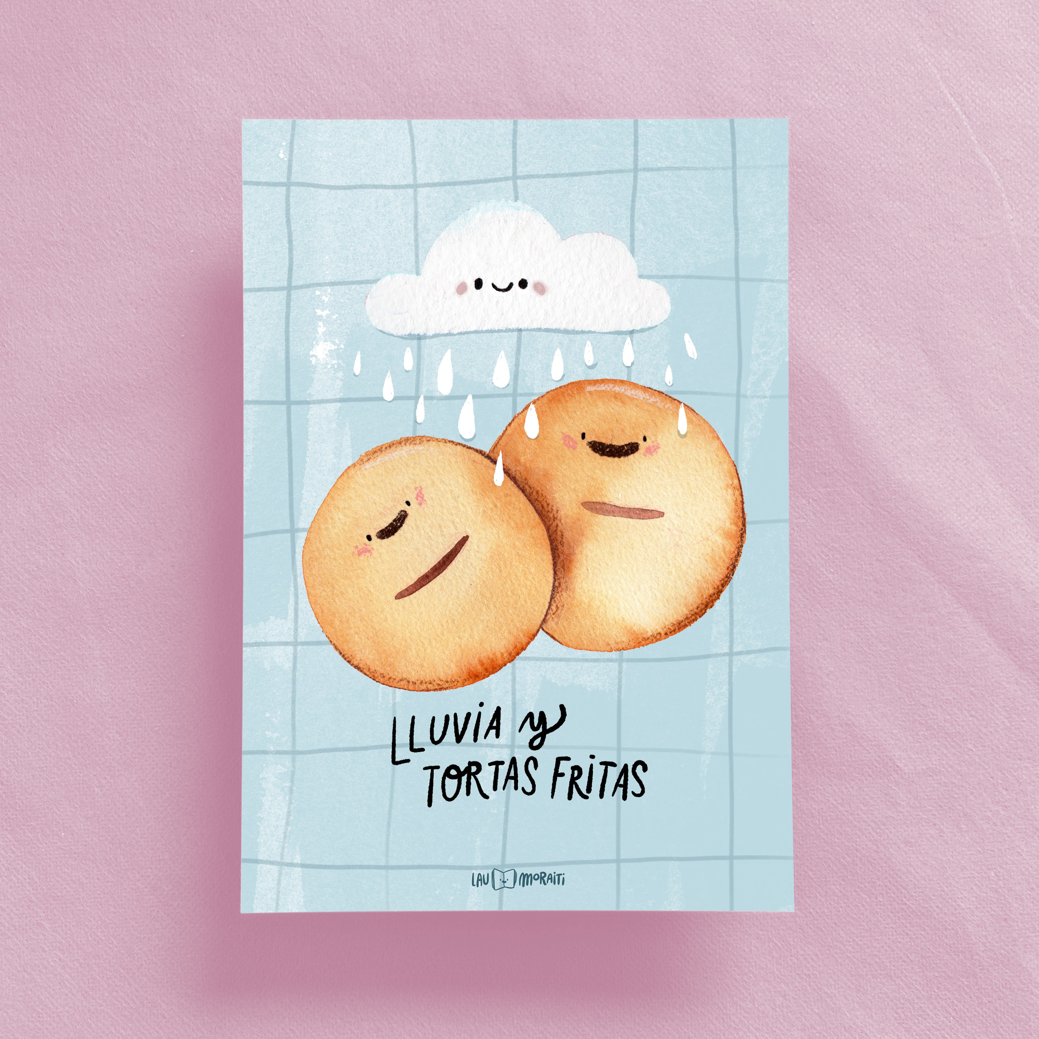 Lluvia y Tortas Fritas (print A5)