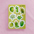 Cactus y Suculentas (sticker sheet)